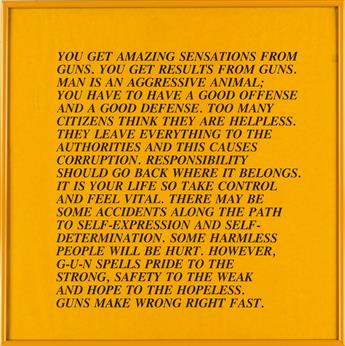 JENNY HOLZER Inflammatory Essays.